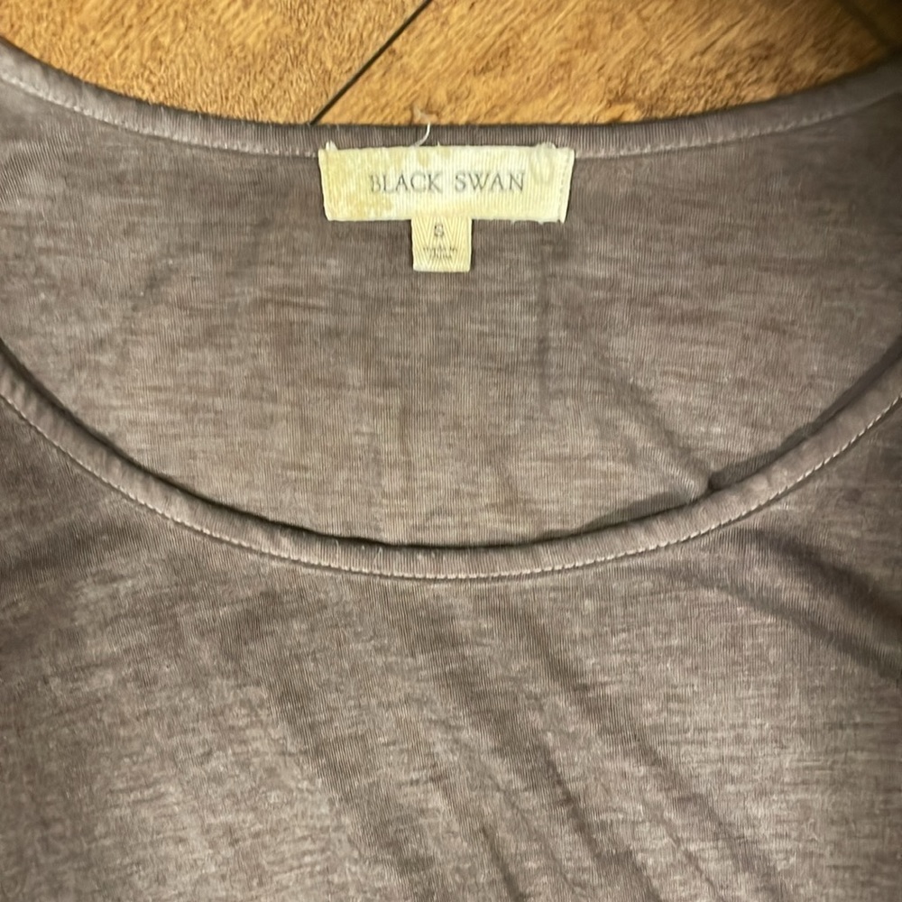 136. Lulus Black Swan Dooriya Sable Long Sleeve Top Small - Picture 8 of 11